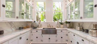 Renovated L.A. Mansion Butler's Pantry