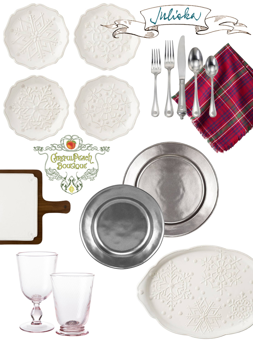 Juliska Christmas Table Settings from CarefulPeach | Making it Lovely
