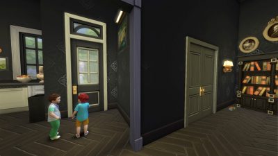 1st Floor Hallway — Sims 4 Pink Victorian House, Making it Lovely