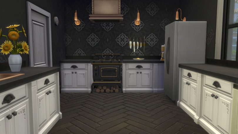 Kitchen — Sims 4 Pink Victorian House, Making it Lovely