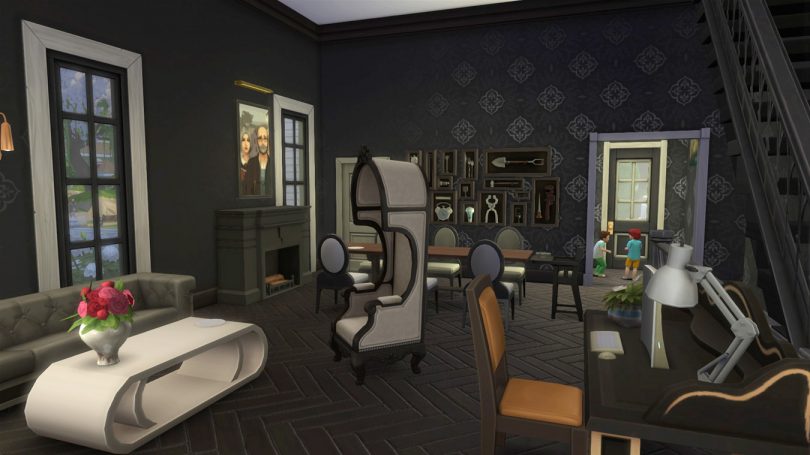 Living and Dining Room — Sims4 Pink Victorian House, Making it Lovely