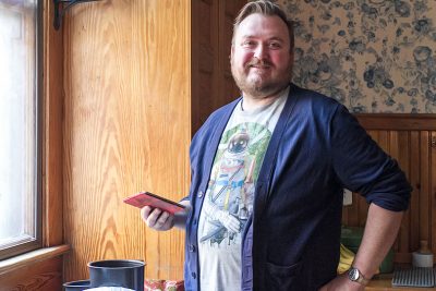 Brandon, in the Kitchen