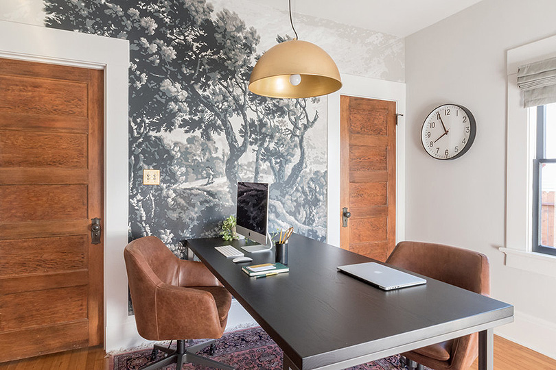 The Gold Hive — Home Office Reveal, One Room Challenge, Fall 2017