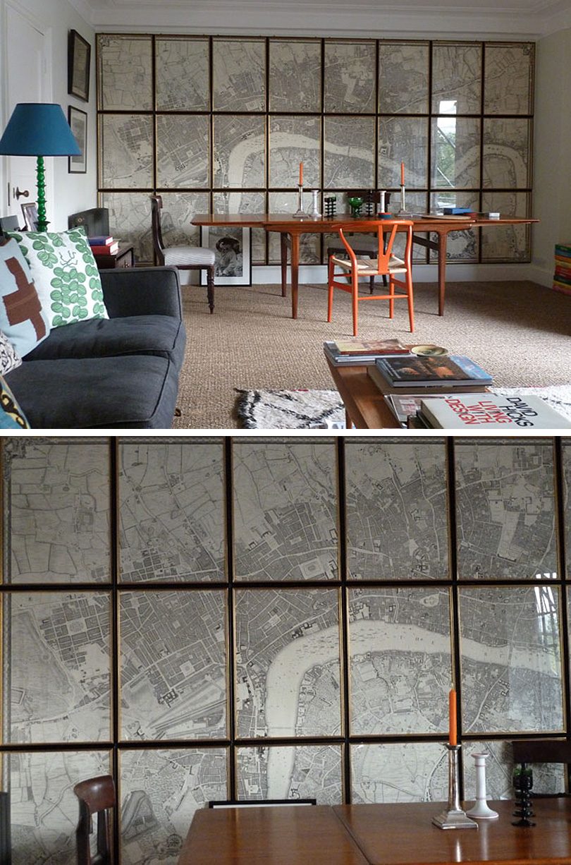 Ben Pentreath's Home with Framed London Map