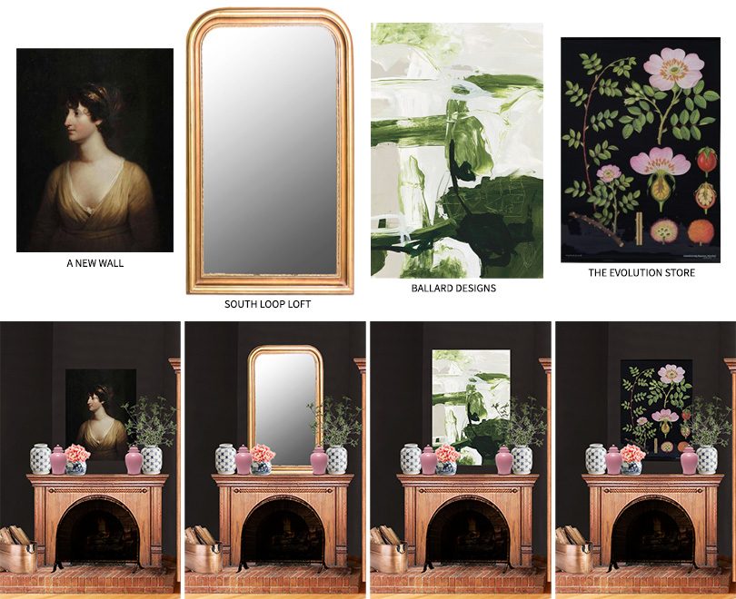 Large Art and Mirror Options