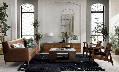 Hanna White Ceramic Table Lamp - CB2