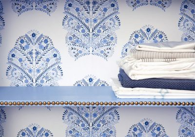 Detail from Megan Pflug Linen Closet Makeover for One Kings Lane, Photo by Lesley Unruh