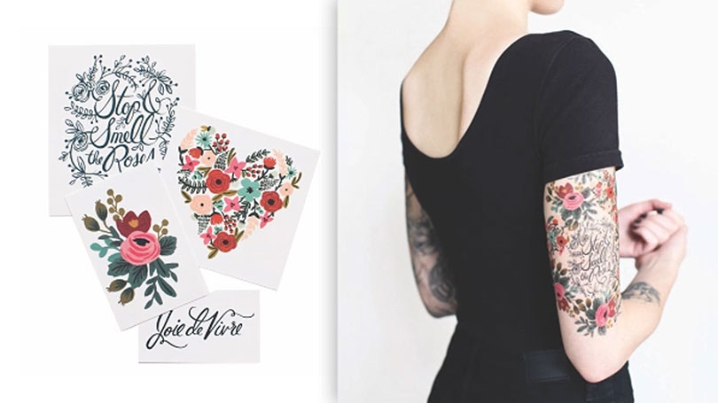 Rifle Paper Co - tattoos