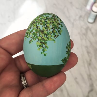 A Frank Lloyd Wright Easter Egg for Illinois (Back) | Nicole Balch of Making it Lovely for Food Network Magazine