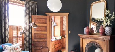 Louis-Philippe-Style Gold Mirror from The South Loop Loft | Making it Lovely