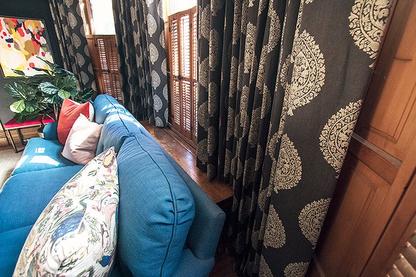 Curtains in a Bay Window with Radiator | Making it Lovely