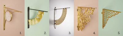 Cute Anthropologie Shelf Brackets