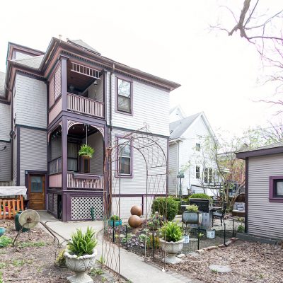 The Newly Planted Backyard Garden