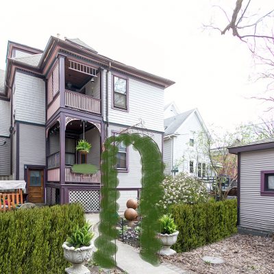 The Newly Planted Backyard Garden - Projected