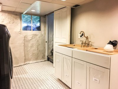 Laundry Room Foundation Wall