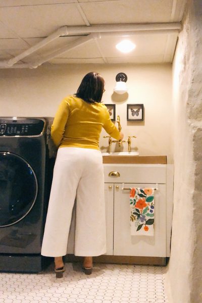 Nicole (Making it Lovely) in the Laundry Room