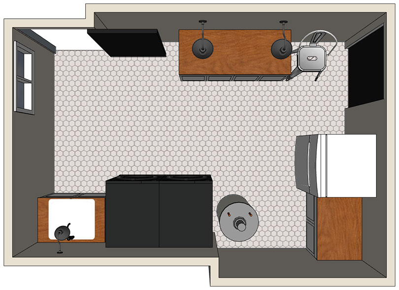 Laundry Room SketchUp Plan