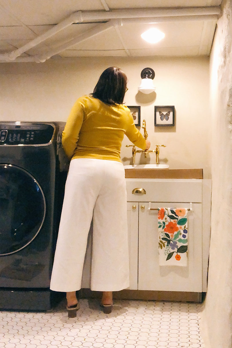 Nicole (Making it Lovely) in the Laundry Room