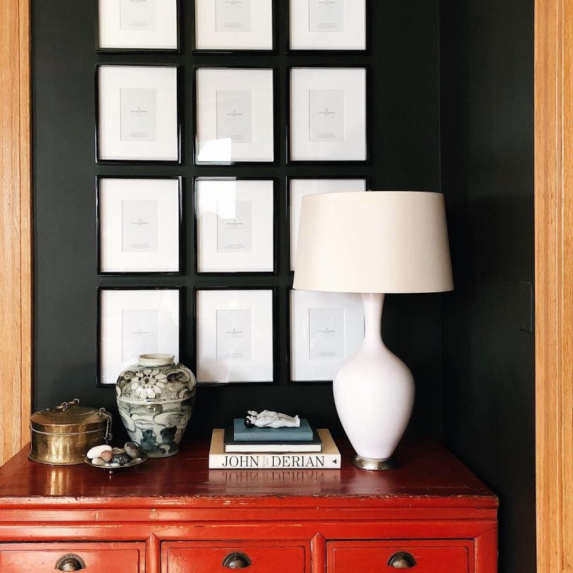 Black Lacquer Frames from Williams Sonoma Home