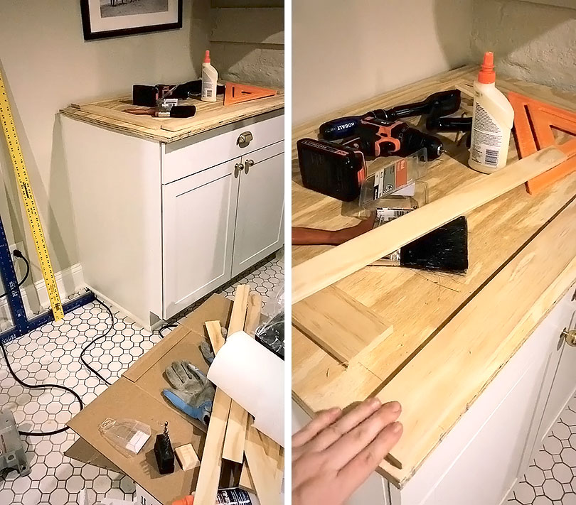 How to Make DIY Plywood Countertops