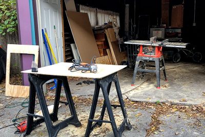 Cutting Plywood for DIY Wooden Countertops