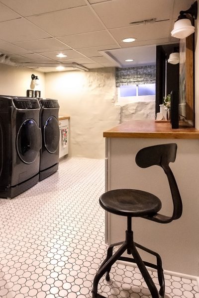 Basement Laundry Renovation | Lowe's and Making it Lovely