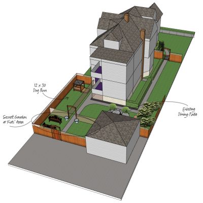 Revised Fence with Dog Run