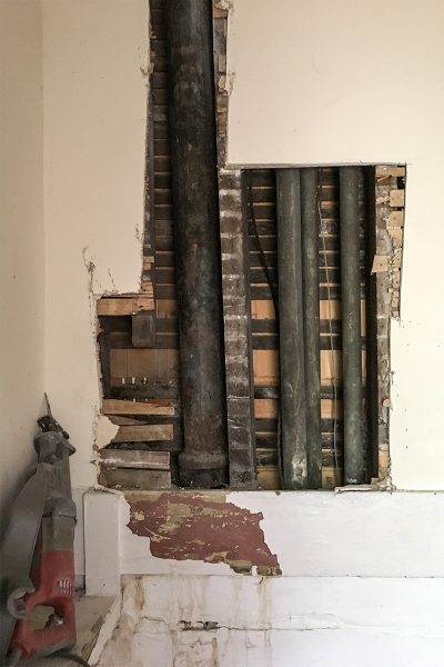 Plumbing Repairs - Replacing the Cast Iron Stack