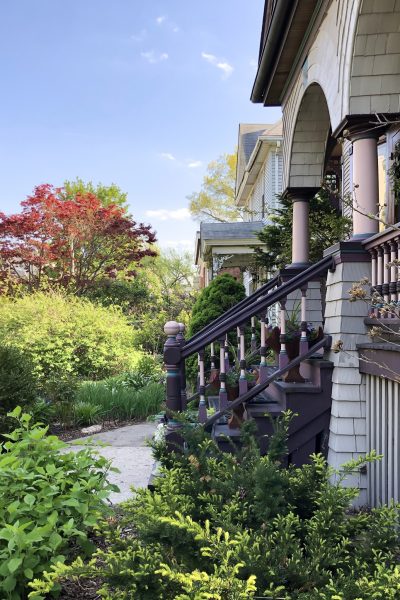 Victorian House with Front Yard Garden