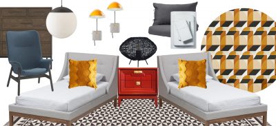 Tween Boys' Bedroom with Two Twin Beds | Making it Lovely