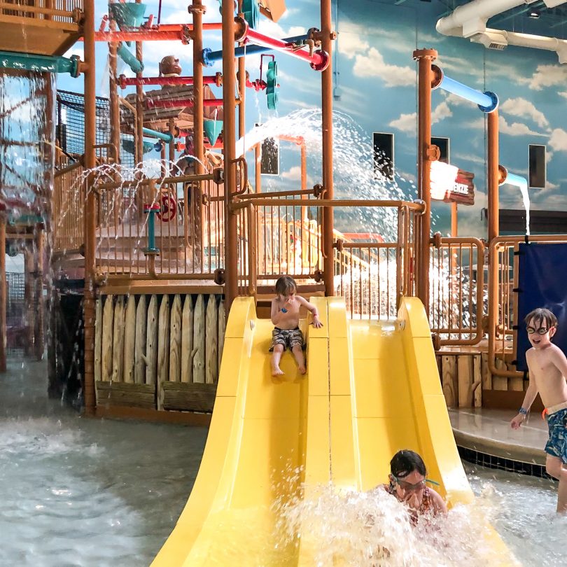 Splashing at Great Wolf Lodge