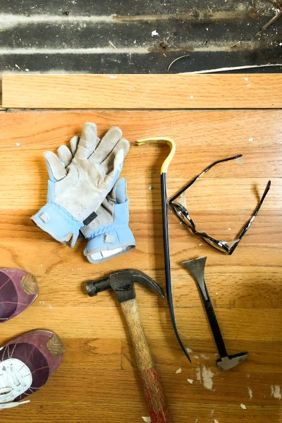 Removing a Hardwood Floor