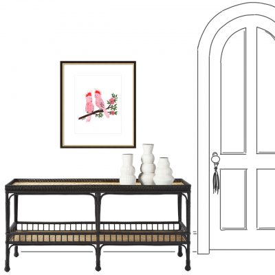 Sketch - Pink Cockatoos