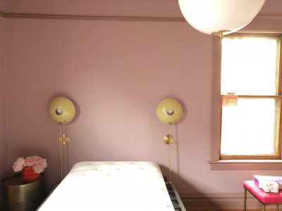 POP Wall Sconces to Flank Bed