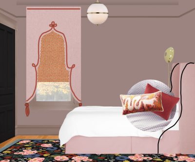 Eleanor's Bedroom - Elevation, One Room Challenge