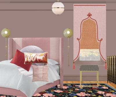 Eleanor's Bedroom - Elevation, One Room Challenge