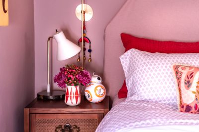 Eleanor's Nightstand and Bed | Making it Lovely | One Room Challenge