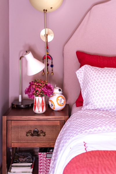 Eleanor's Nightstand and Bed | Making it Lovely | One Room Challenge