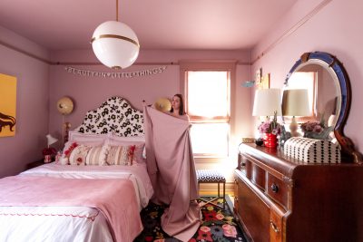 Fabric for the Headboard's Slipcover | Making it Lovely | One Room Challenge