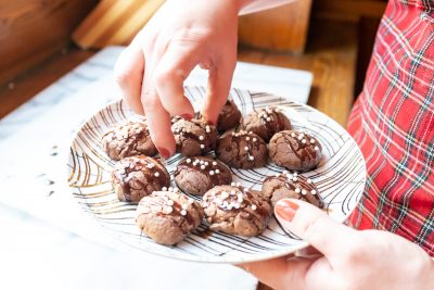 Arranging Chocolate Shortbread Cookies | Making it Lovely