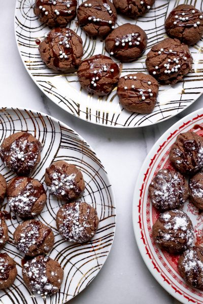 Chocolate Shortbread Cookies | Making it Lovely