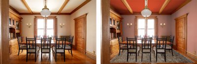 Dining Room Paint Color Mockup | Making it Lovely