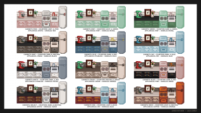 Example Combinations - Lovely Kitchen Mod for Stardew Valley by Lulu Lovely