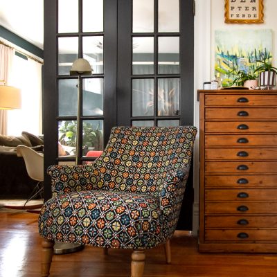 Reupholstered Armchair from Calico Corners | Making it Lovely