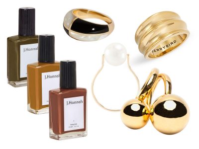 Nail Polish and Gold Rings | Making it Lovely