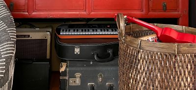 Musical Instruments in the Victorian's Double Parlor