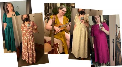 Nicole Trying on Dresses