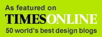 Times Online 50 world's best design blogs