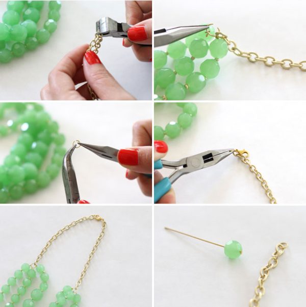 How To Make a Statement Necklace - Making it Lovely