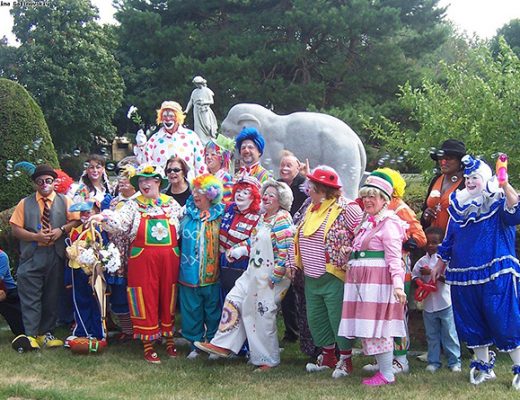 International Clown Week, Circus at Woodlawn Cemetery, Showmen's Rest